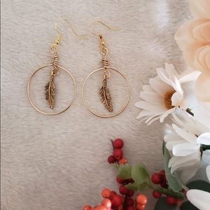 Handmade hoop earrings